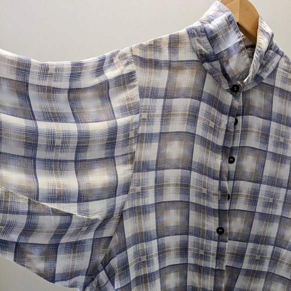 Aritzia Heartloom Plaid Shirt S - Picture 1 of 7